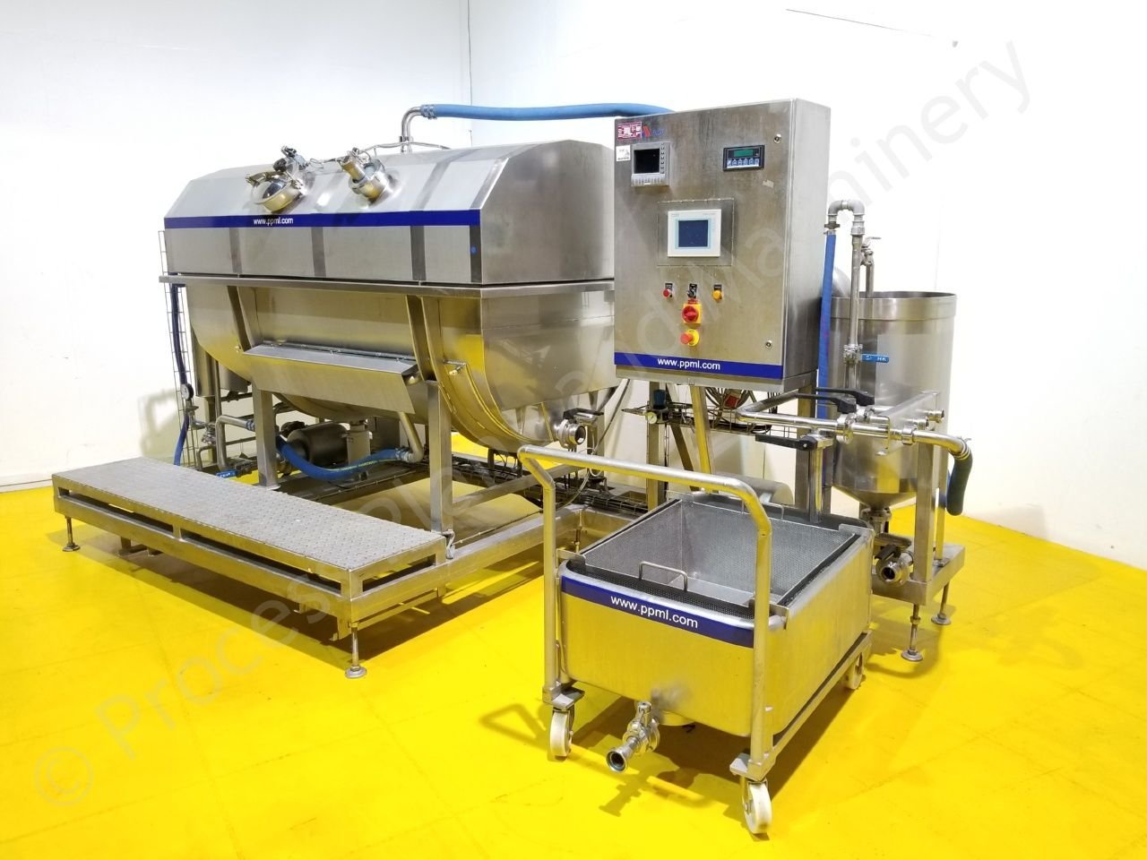 Used APV Stainless Steel Pilot Cheese Vat with Auto PLControl System